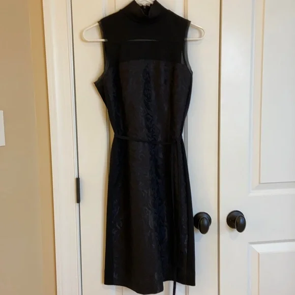 vera wang black lace dress Lace illusion dress by Vera Wang Black ref.876439